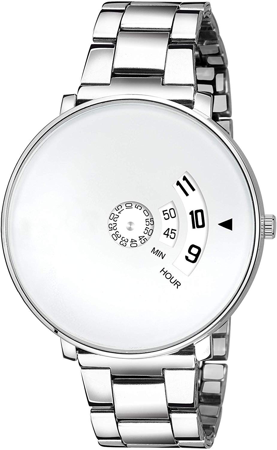 KIARVI GALLERY White Dial Metal Strap Watch for Boys (B07YYY916W) Amazon Price History, Amazon Price Tracker