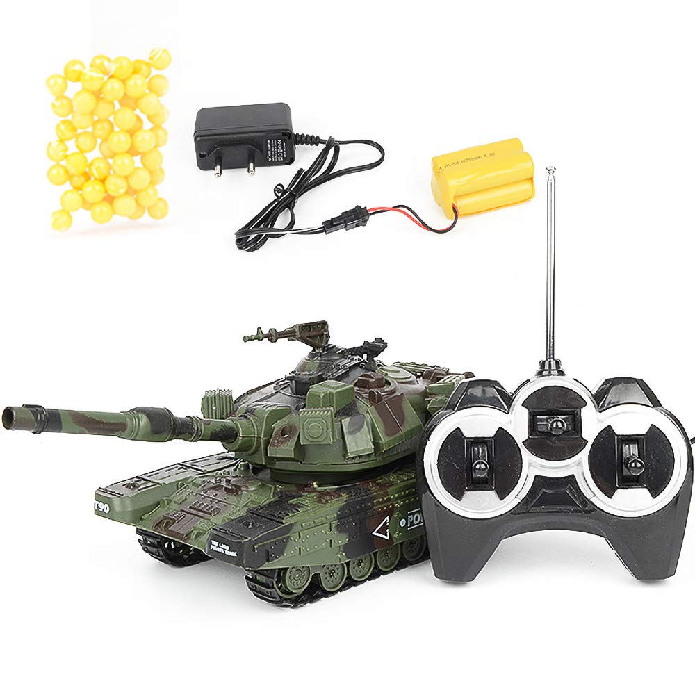 Buy ACOC Remote Control Tank Mini RC Tank with USB Charger Cable Remote