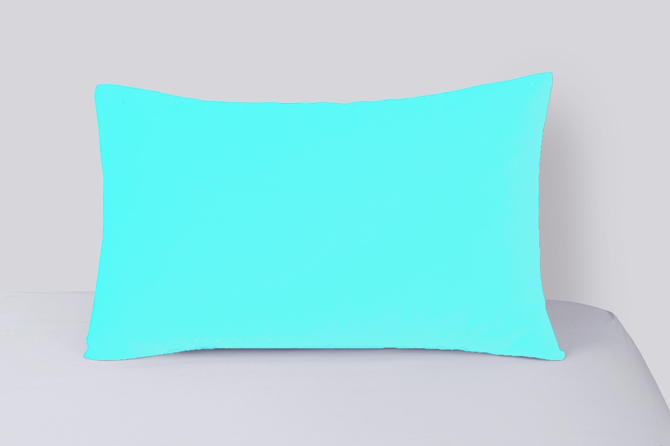 GMTEXTILES 100% Egyptian Cotton 200 TC Pair of Pillowcases, TEAL