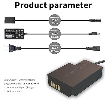 F1TP ACK-E18 AC Power Supply Adapter DR-E18 Dummy Battery