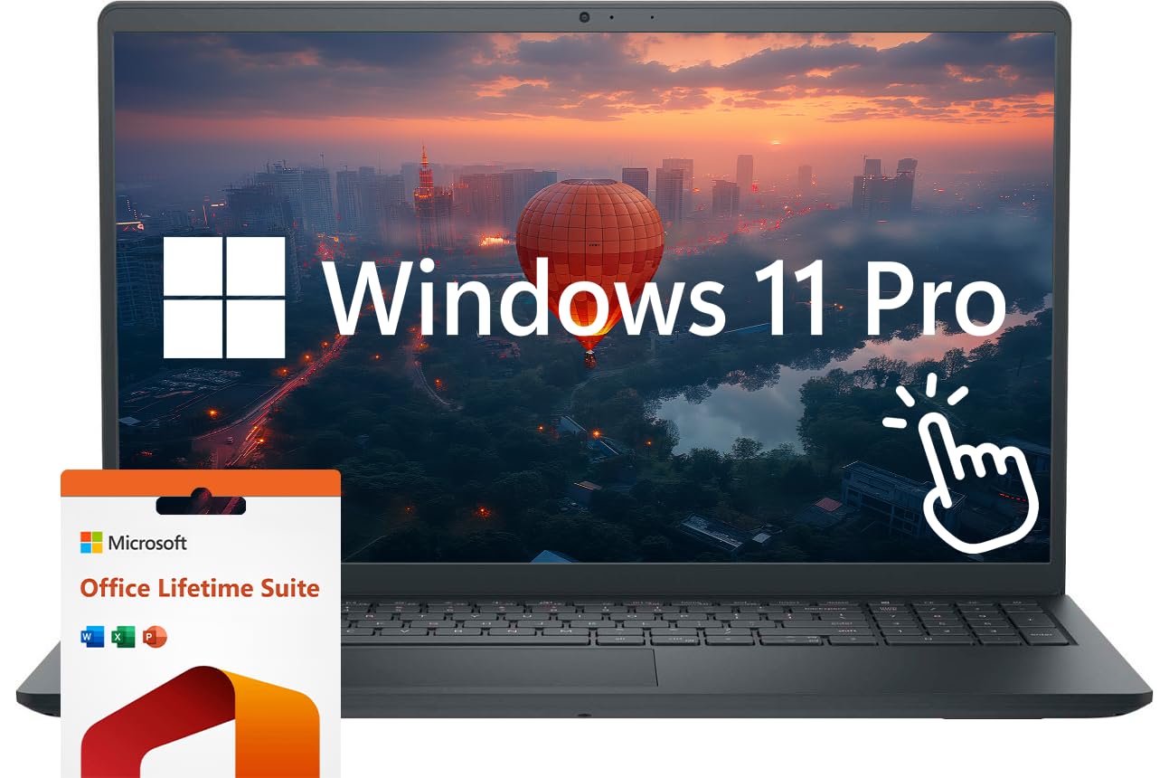 Dell Touchscreen 15" Business Laptop Computer, Windows 11 Pro, Intel Core i5-1334U Processor, Intel UHD Graphics, FHD IPS LED Display, Microsoft