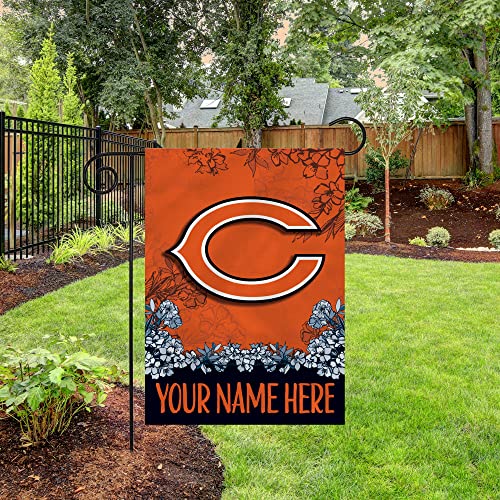 Image of Rico Industries NFL Standard /Primary Personalized 13 inch x 18 inch Double Sided Garden Flag