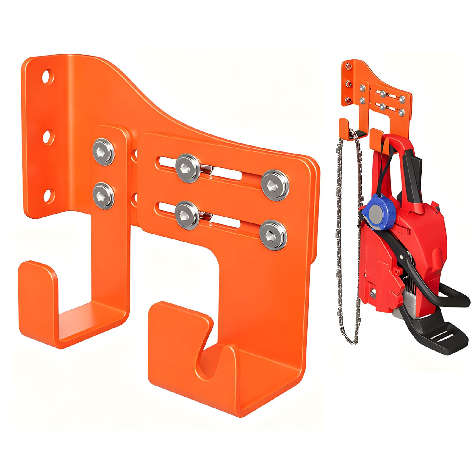 Kalttoy A Space Saving Chainsaw Wall Bracket Modifiable Mounts Strong Secure Storage Gainst Defeat Substance Security Garage Iron Mount