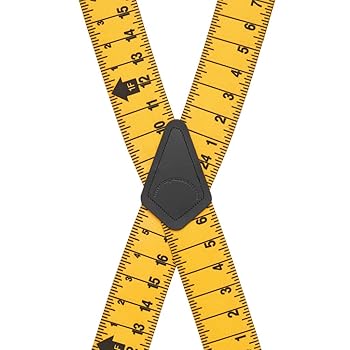 Amazon.com: Suspender Store Novelty Tape Measure Suspenders