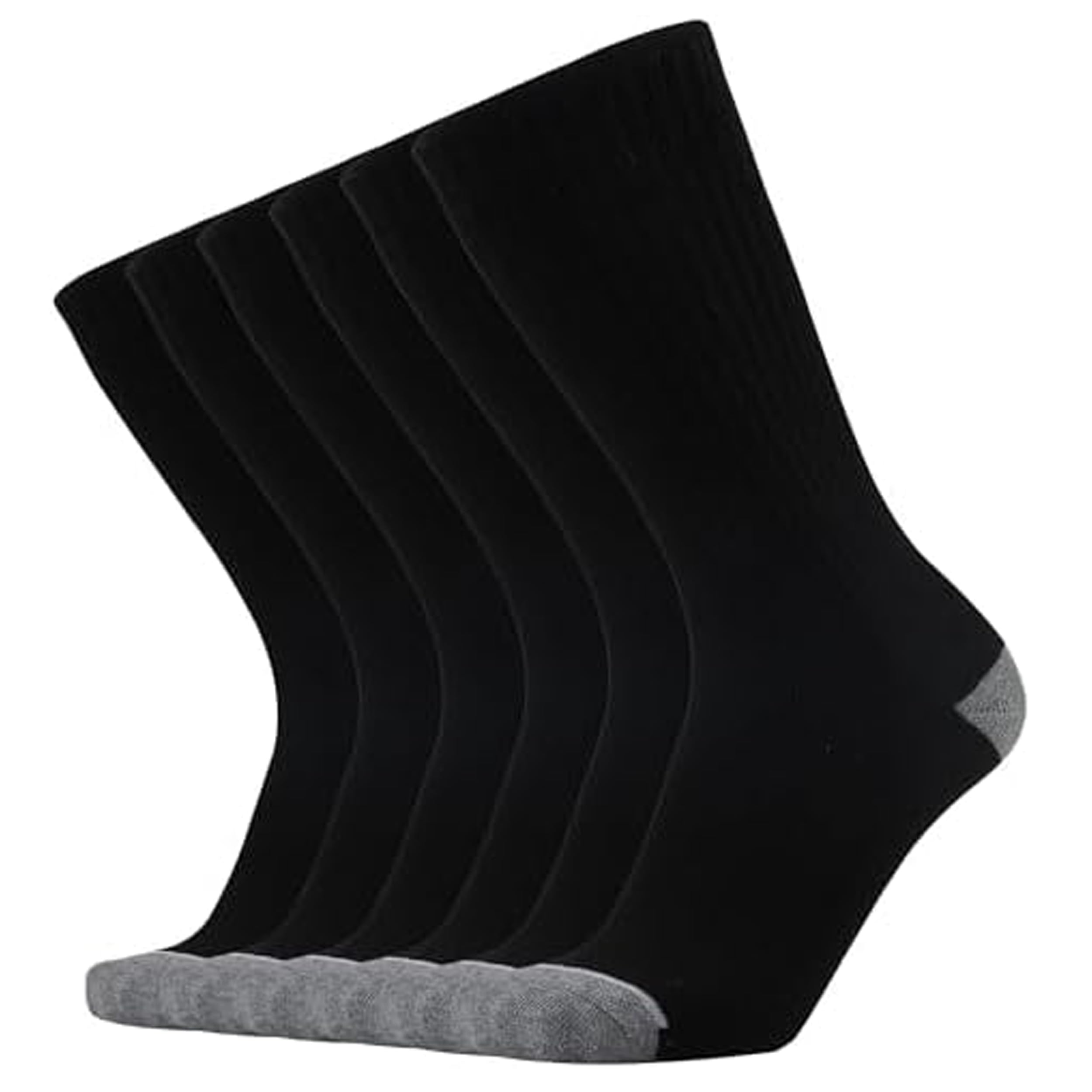 ONKE Max Full Cushion Crew Socks for Men M-XXL Athletic Work Boots Heavy Duty Steel Toe Thick Warm Moisture Wicking Control