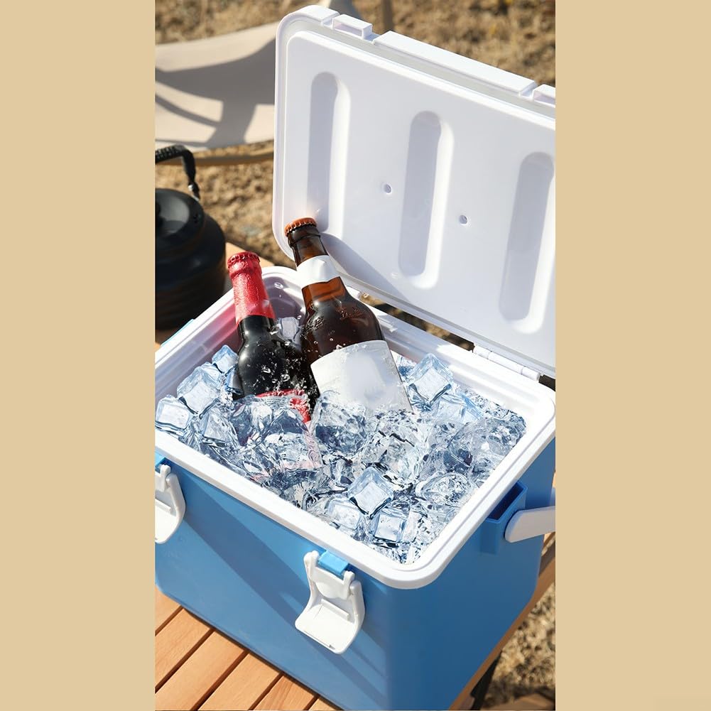 Contenitore refrigerante isolato 10L, Cestino freddo da campeggio picnic, Portabevande portatile per alimenti, Contenitore freddo da viaggio, Contenitore freddo rigido, Contenitore freddo da