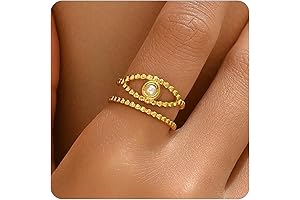 Gold Evil Eye Rings for Women | Unique Jewelry