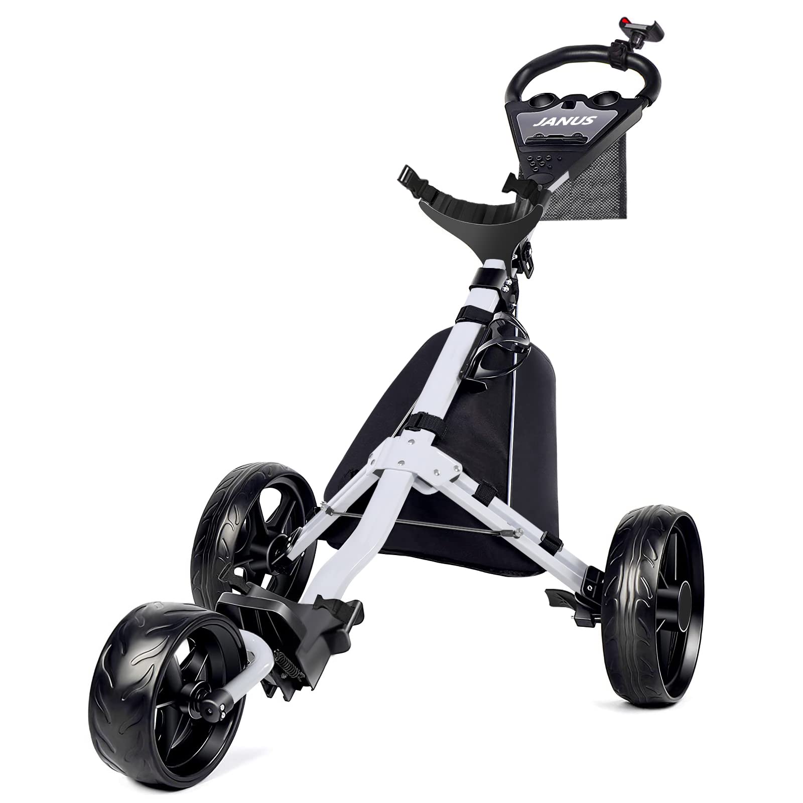 JANUS Golf Push cart, Foldable Golf Cart,Golf Bag cart for Men Women