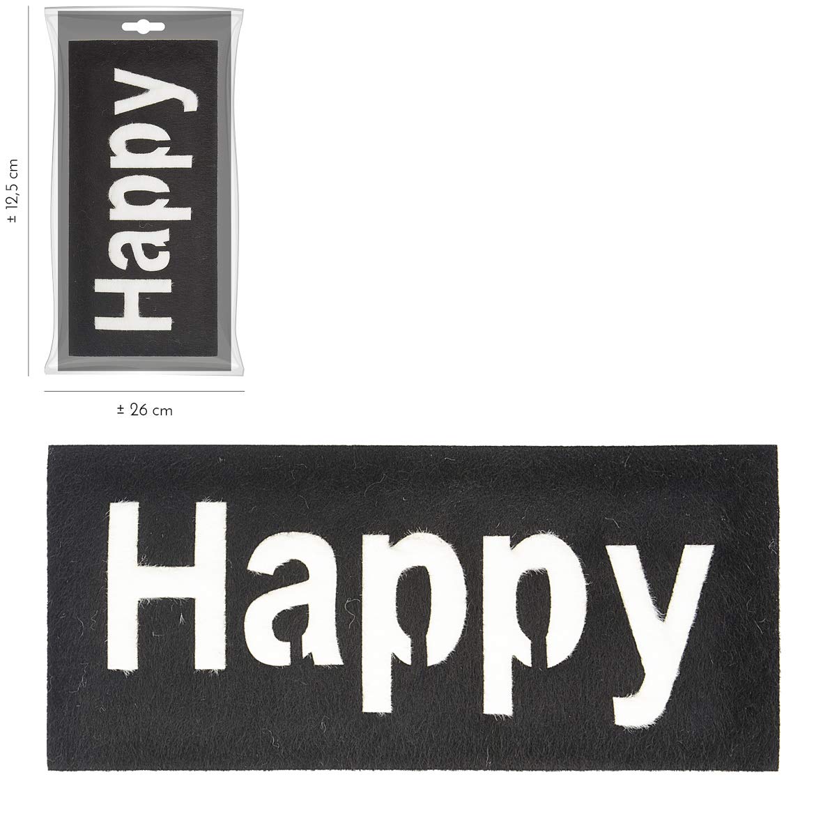 mediac Iron-On Patch XL Sweet Word 22 x 11 cm