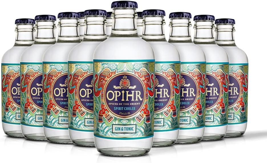 Opihr Gin and Tonic Ready to Drink Cocktail, 6.5 12 x 275ml Bottles