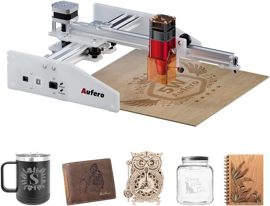 AUFERO レーザー刻印機 Amazon.com: Aufero Laser 1 Laser Engraver, 5W Long Focus Diode