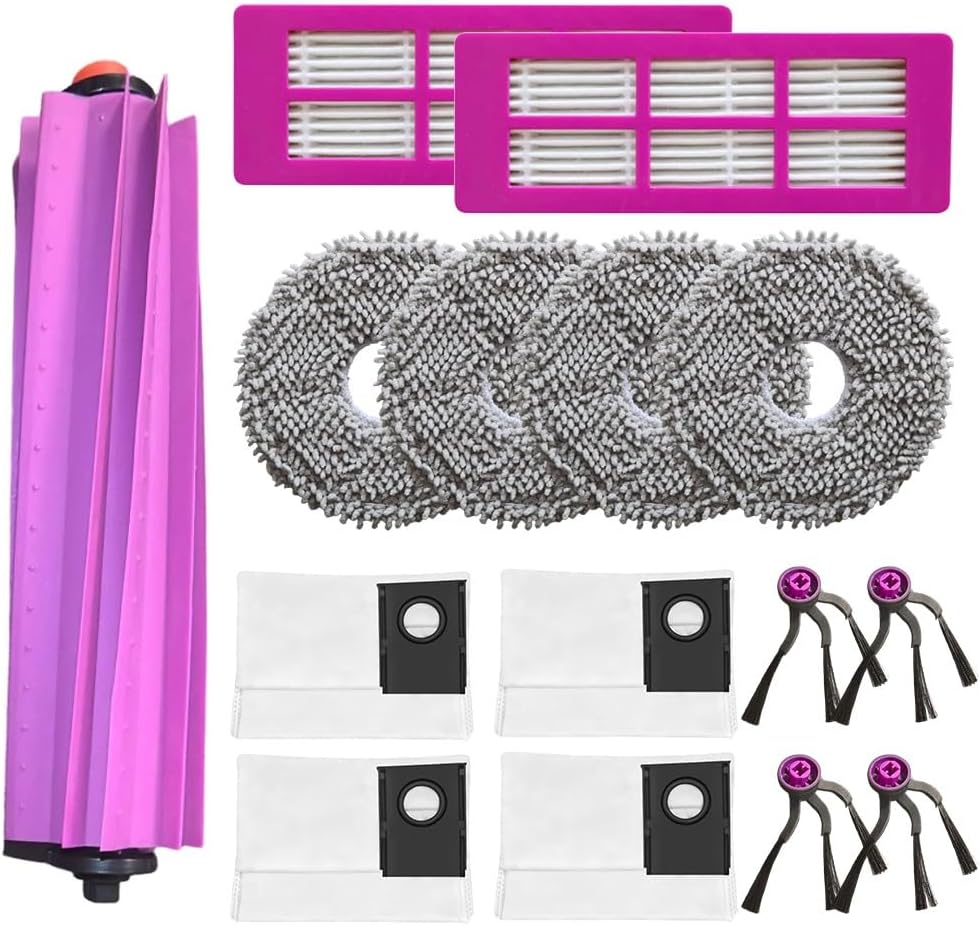 Main Brush,Mop Cloths,Filters,Dust Bags,Side Brushes For Eureka J15 For Evo Ultra Self Emptying Robot Vacuum Replacement Accessories,For Edge Cleaning Side(A)