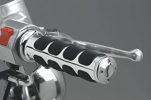 Miniatura 7 de Kuryakyn 6241 Empuñaduras de manillar ISO Premium para acelerador y embrague ajuste universal para motocicletas con barras de 78" de diámetro,