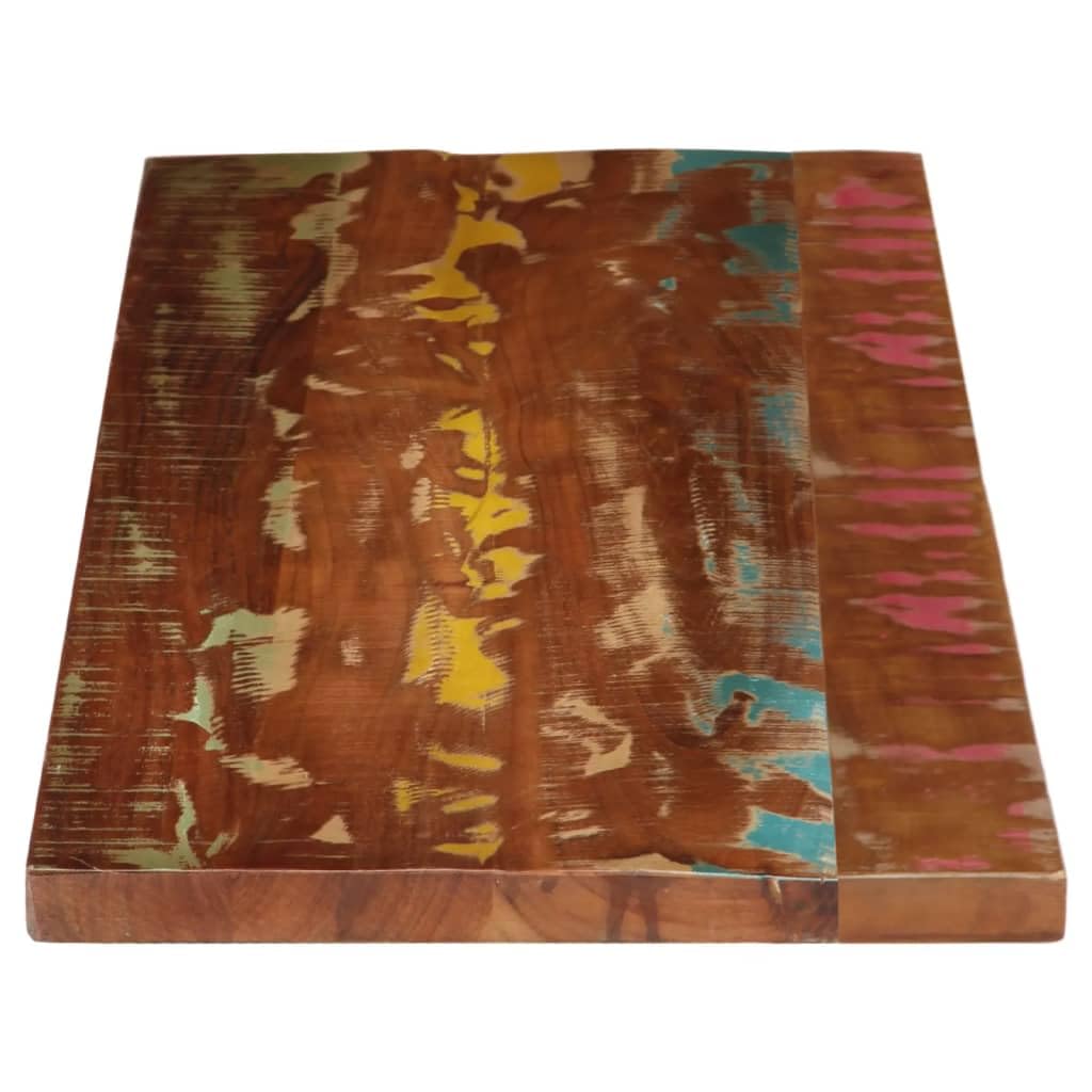 Tablero Mesa Rectangular Madera Tablero Escritorio tablones de Madera Tablero de Mesa Maciza reciclada 140x60x1,5 cm