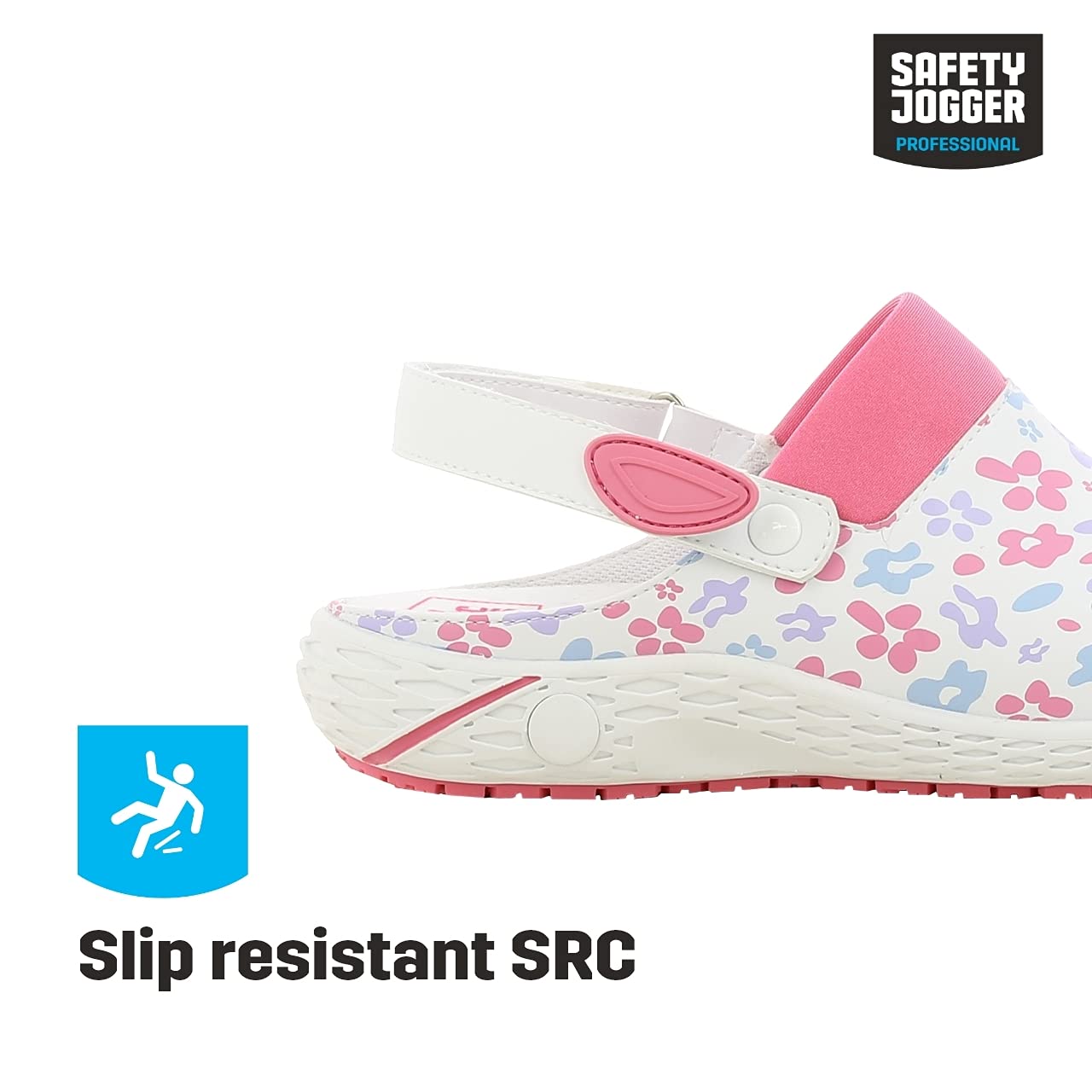 SAFETY JOGGER Zuecos de Seguridad para Mujer - Dany - Zapato de Trabajo Cómodo y Ligero, Ideal para Enfermeras, Cocina o Interior, Antideslizante y Amortiguador, Oxypas