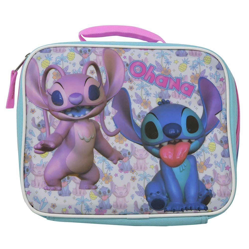 Amazon.com: Fast Forward Stitch & Angel Rectangle Lunch bag, Small