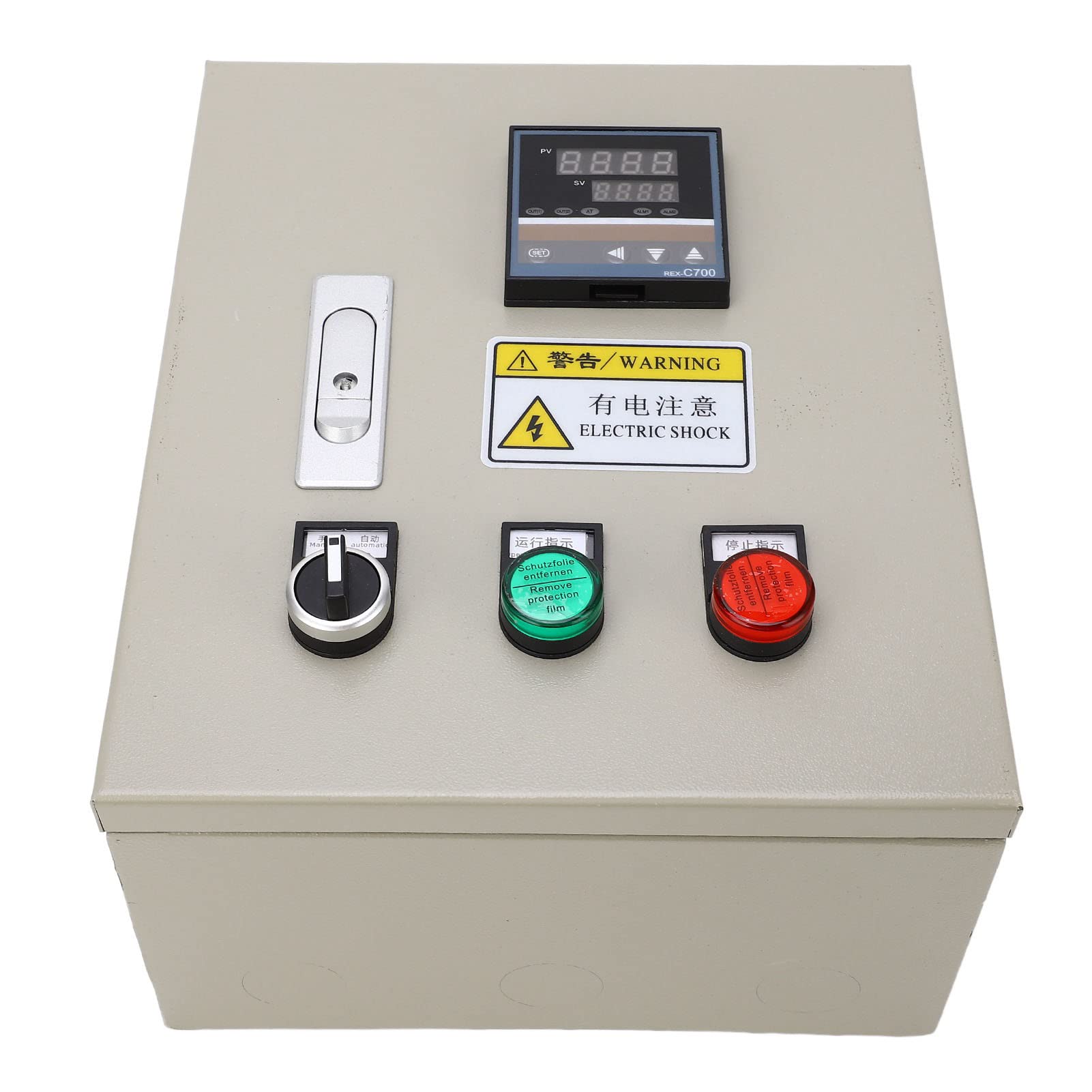 AMONIDA Controlador de Temperatura PID Inteligente de 15kW para Aplicaciones de Calefacción Industrial, Caja de Termostato de Alta Precisión, Unidad de CA de 380V