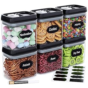 Chef’s Path | Vorratsdosen Set aus 4 Frischhaltedosen mit Deckel | Ideal als Vorratsbehälter, Aufbewahrungsbox Küche…