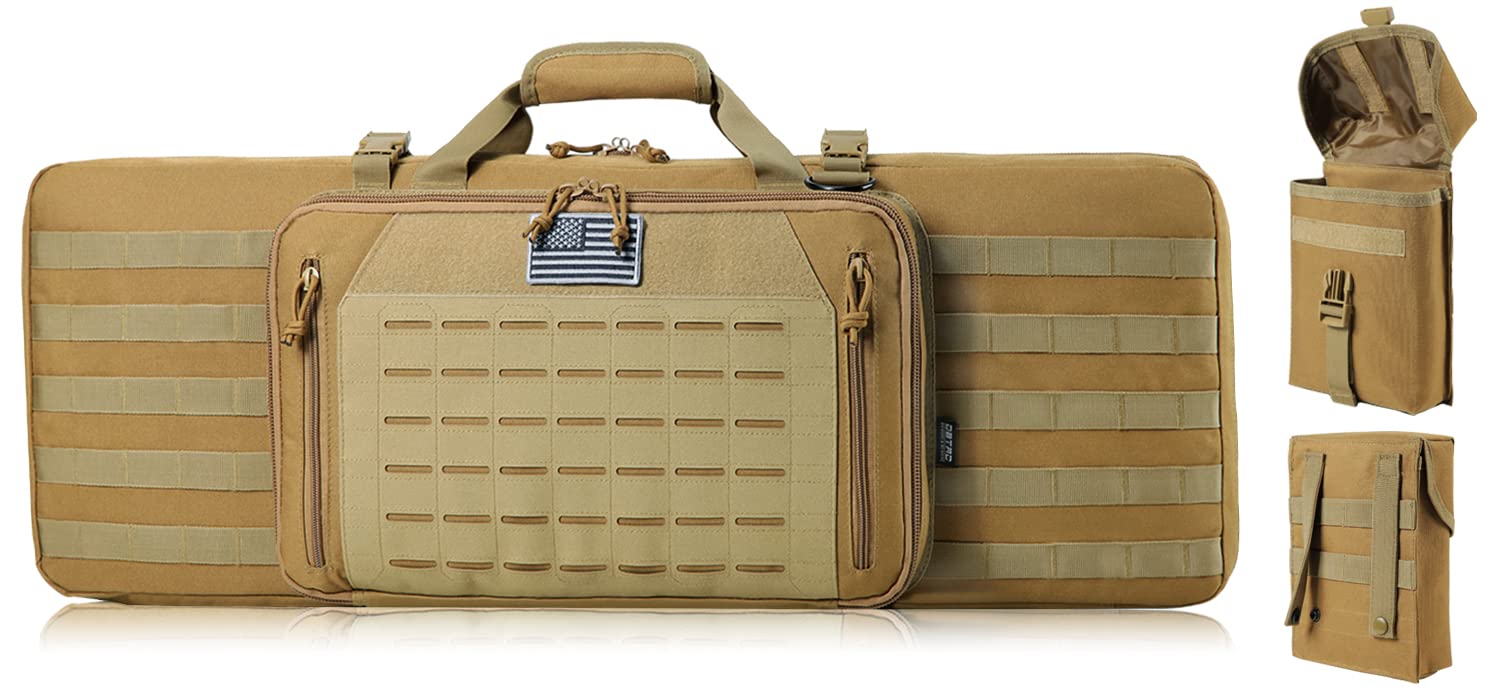 Photo 1 of DBTAC Urban Classic Double Long Rifle Soft Pistol Gun Case Firearm Storage and Transportation Bag 32x12