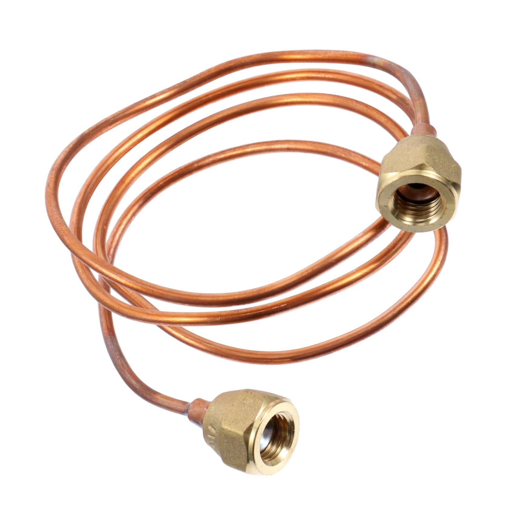 DOITOOL Refrigeration Tubing for Refrigerator Maintenance Sturdy Copper Coils Thickened Brass Precision Threads Easy to Use