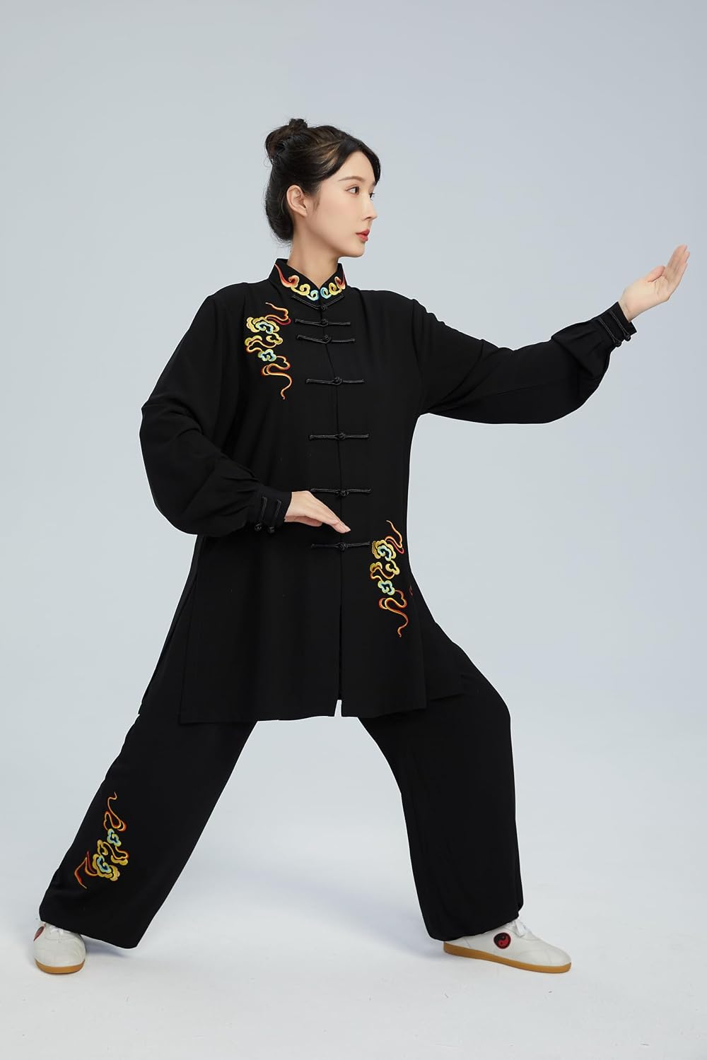 HEARTTOUCH Tai Chi Uniform Chinese Traditional Kung Fu Clothing Qi Gong Martial Arts Shaolin Unisex Positive Costume
