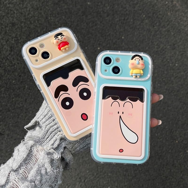 Amazon.co.jp: しんちゃん ボーちゃん 電話ケース iphone15/iphone14
