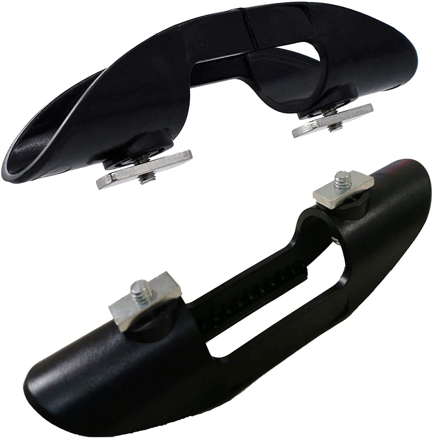 AUXPhome Paddle Holder Kayak Paddle Clip Fishing Net Clip, Track Mount - 2 Pack - No Track, No Paddle