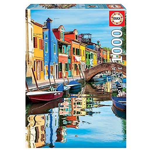 Educa Burano. Puzzle de 1000 Piezas. Ref. 19023, Multicolor