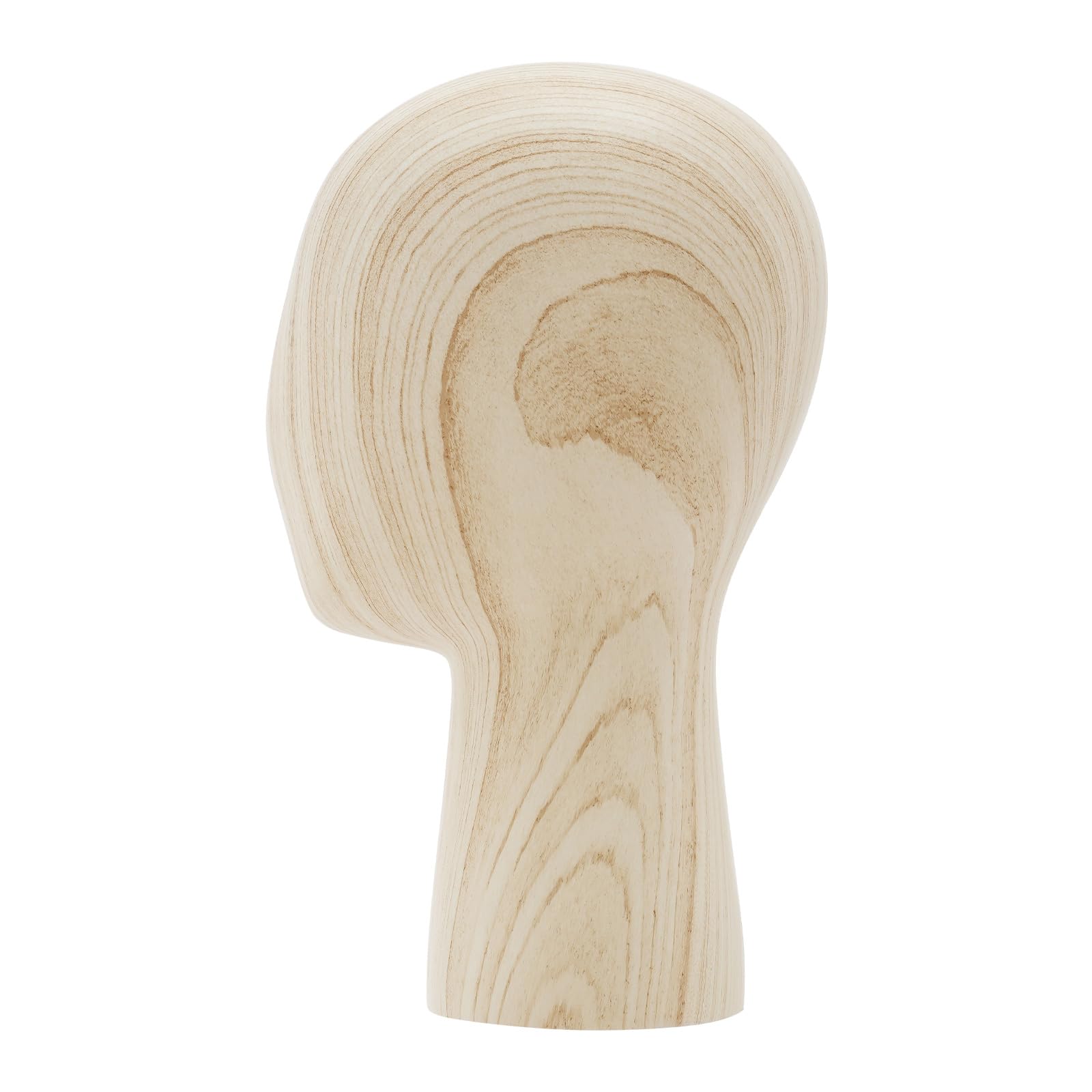 Supporto per parrucca e cappello beige con testa di manichino, testa di manichino, per negozi, parrucchieri, negozi di cappelli, 32 cm