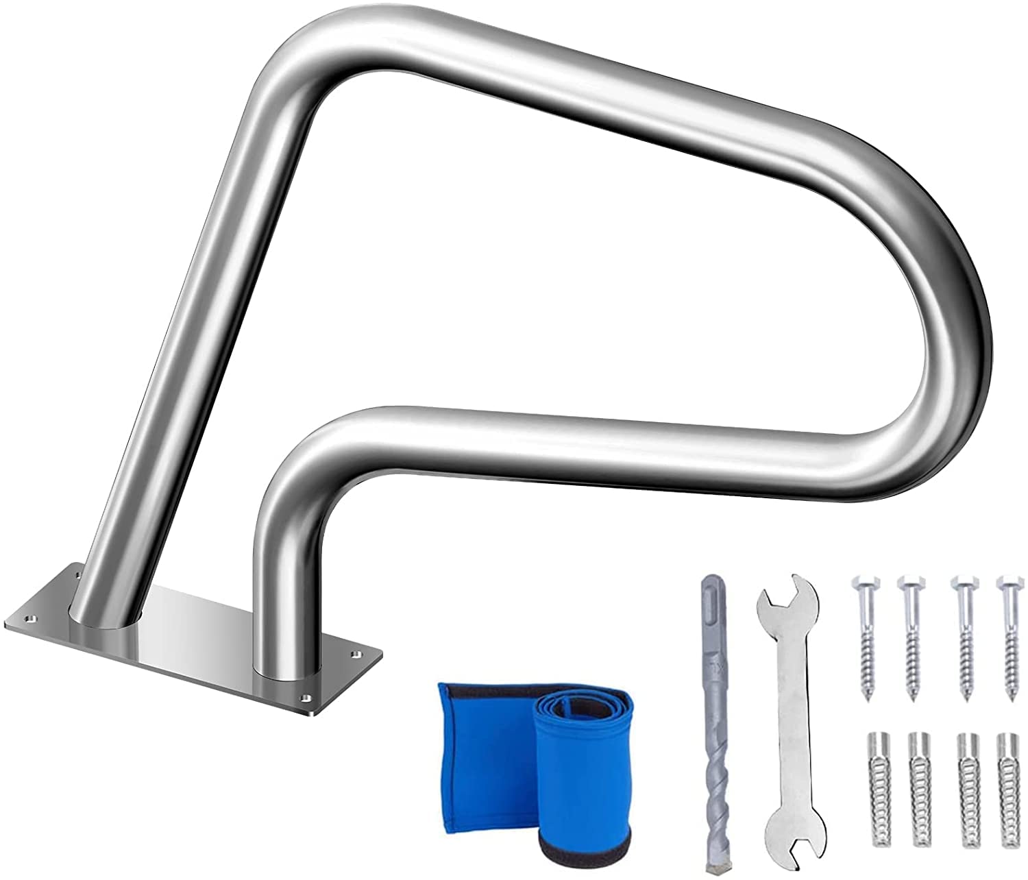 Buy Pool Handrail 30x22'' 304 Stainless Steel Pool Railings for