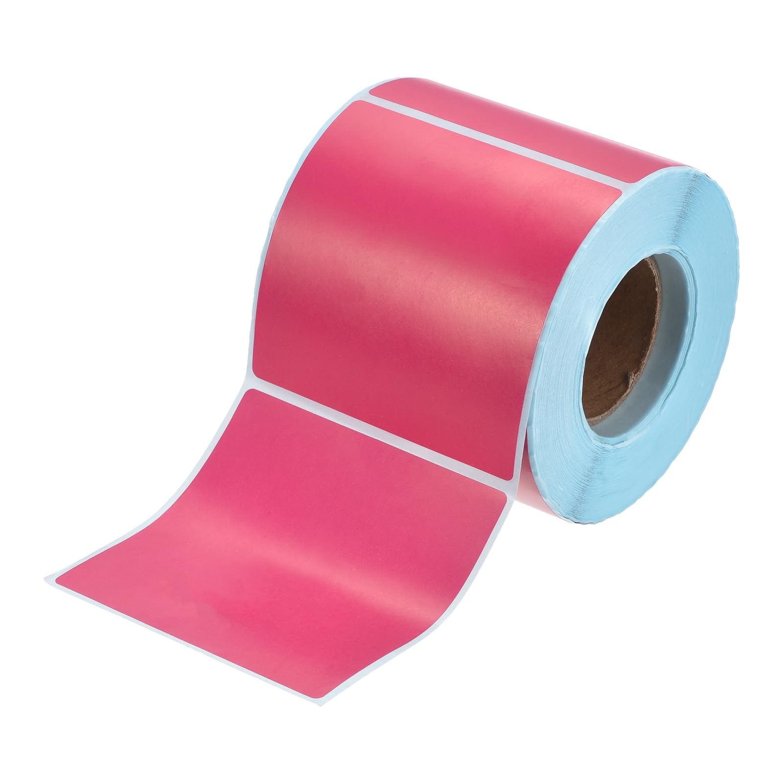 PATIKIL 500 Pcs Color Direct Thermal Labels, 3 x 3'' Barcode Printing Stickers Colorful Sticker Labels for Barcode Thermal Printers Warehouse Retail Shipping Address Labeling, Fuchsia