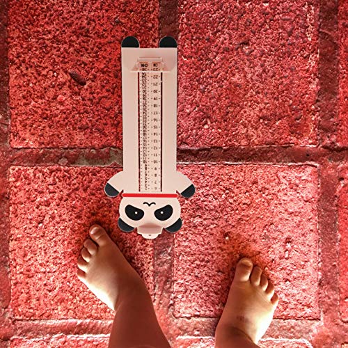 Jojofuny Foot Measuring Device For Babies Panda Shoe Feet Measuring Ruler Professional Infant Shoe Sizer Foot Measuring Chart For Infants Kids Men Women Adults Measurement #TOP5