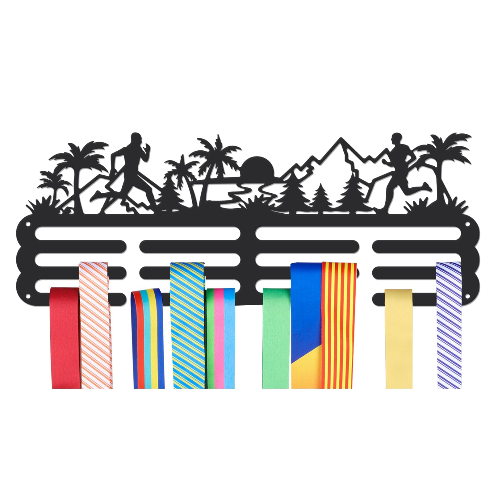 Cadre mural porte-médaille de sport pour ranger et organiser vos rubans emmêlés