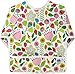 ZENBÉBÉ Baby Lätzchen für Jungen & Mädchen - Bunter wasserdichter, auslaufsicherer Kleinkinderkittel, Schürze Vordertasche, für Kinder im Alter von 6-24 Monate (Flower Series)