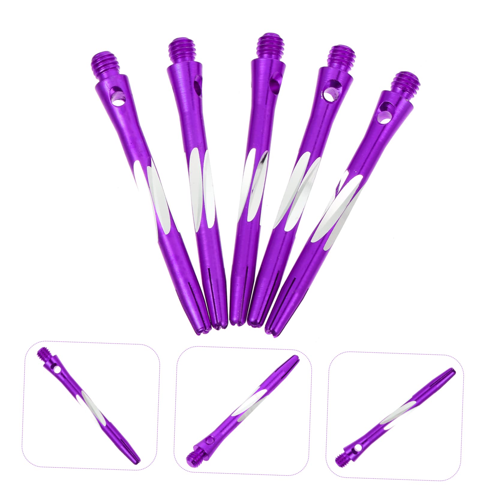 Mipcase Accessories 5pcs Aluminum Alloy Shafts 2ba Thread Stems Standard Rod for