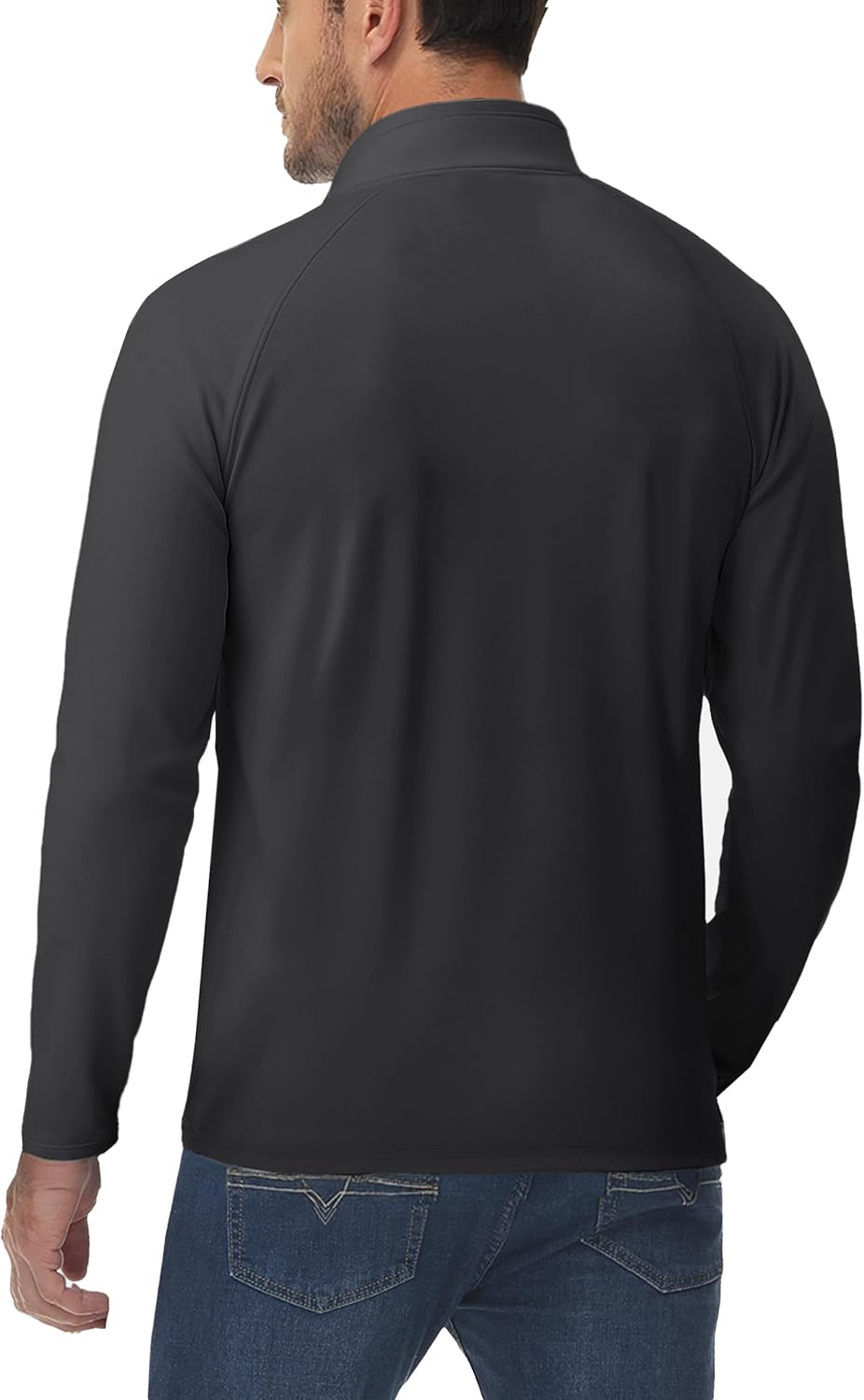 Boladeci Men's Quarter Zip Pullover Premium Fleece Lined Long Sleeve Golf Shirts Warm Hiking Shirts Lightweight Sweatshirts - Image 6