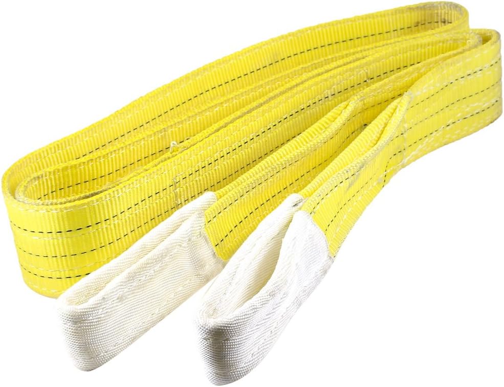 4M Long 7.5cm Width 3 Ton Yellow Polyster Webbing Lifting Tow Strap (id: 6a3 1c8 f88 b67 440