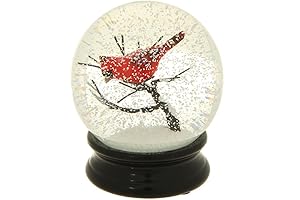 Winter Wonderland Delight: 4.5-Inch Cardinal Snow Globe