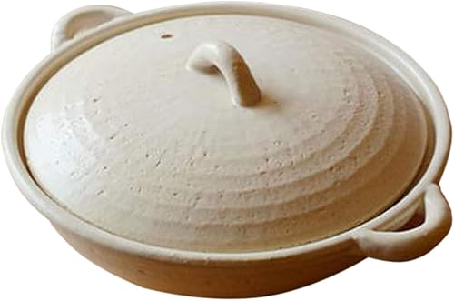 Olla japonesa Donabe Cocer Cocer, para 2-3 personas, 1500cc, color blanco