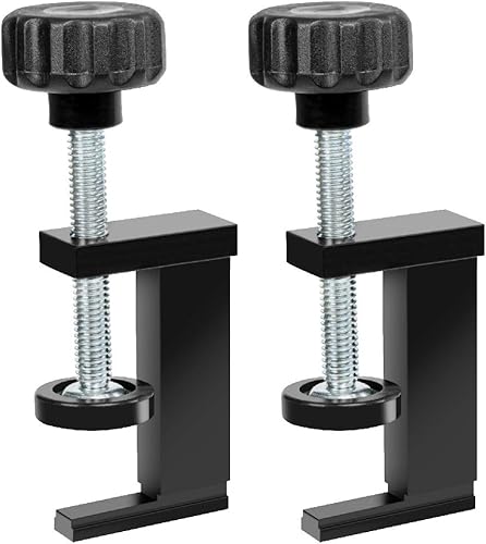 POWERTEC 71438 Tornillo de abrazadera en T Abrazaderas de sujeción para pistas en T que aceptan pernos de cabeza hexagonal de 14 de pulgada -