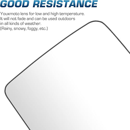 Miniatura 5 de Youxmoto Driver Left and Passenger Right Heated Side Mirror Glass for Ford F150 2004 2005 2006 2007 2008 2009 2010 2011 2012 2013 2014, with Rear