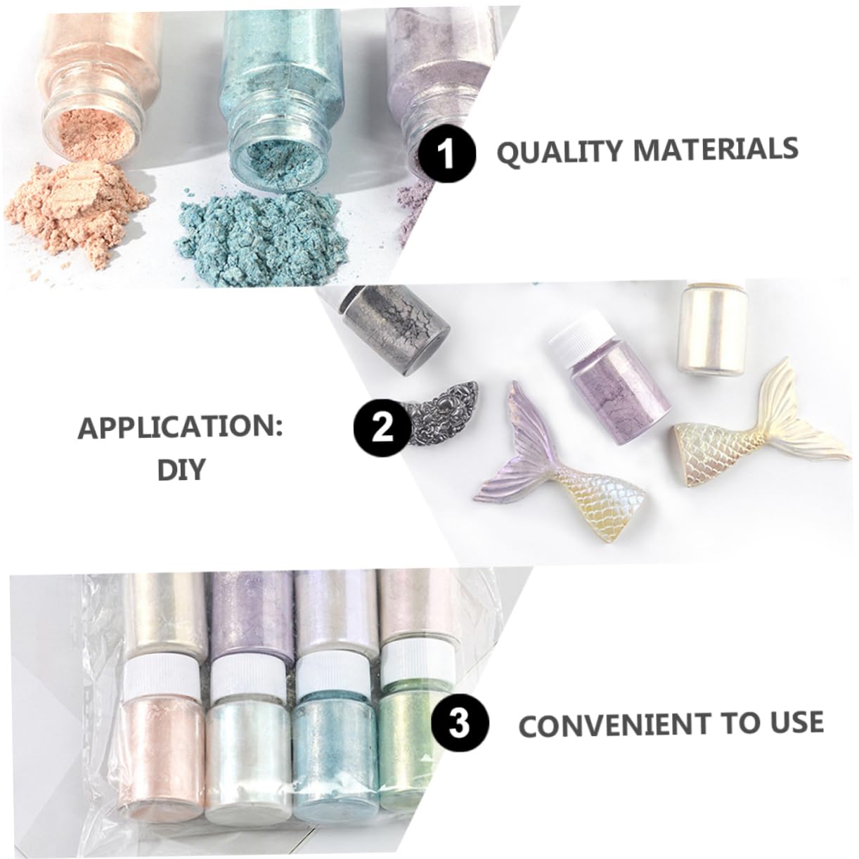 Lurrose 27piezas De Mica Práctico Para Cosméticos De Multi- Para Manualidades y Maquillaje Para Sombra De y