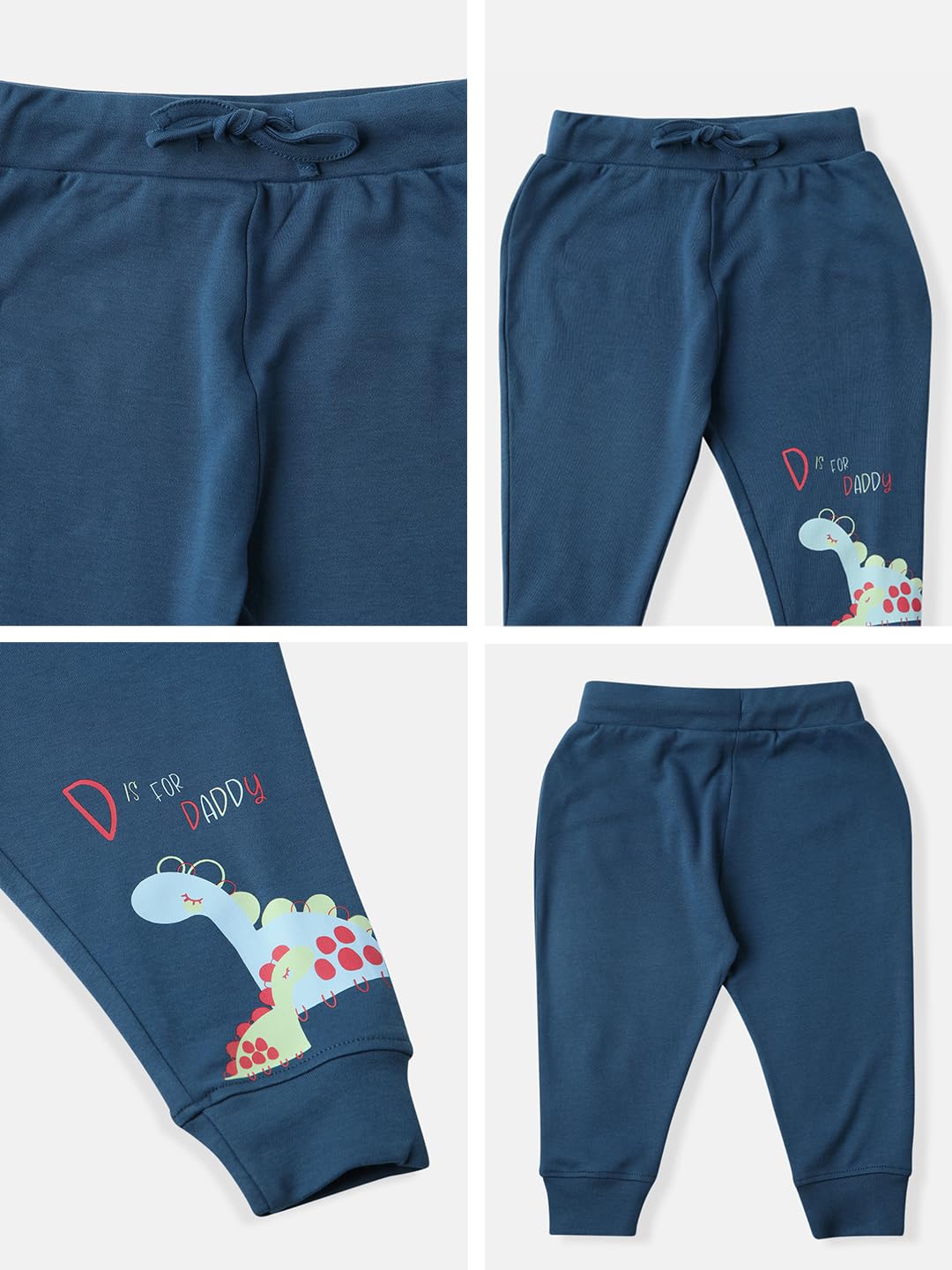 Nautinati Infant Printed Pure Cotton Leggings |Packs | Age 0-2Years Navy - Image 6 thumbnail