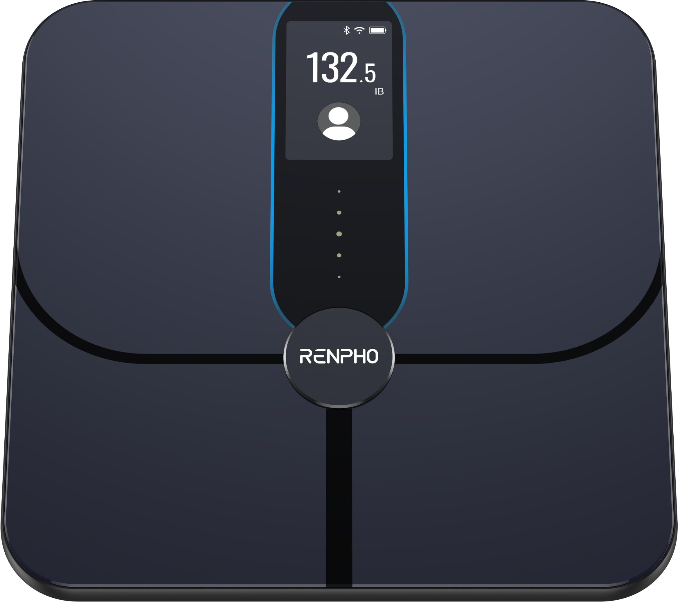 Pèse personne Renpho Elis Nova A031 WIFI Ecran TFT couleur 18 mesures corporelles Verre ITO Noire