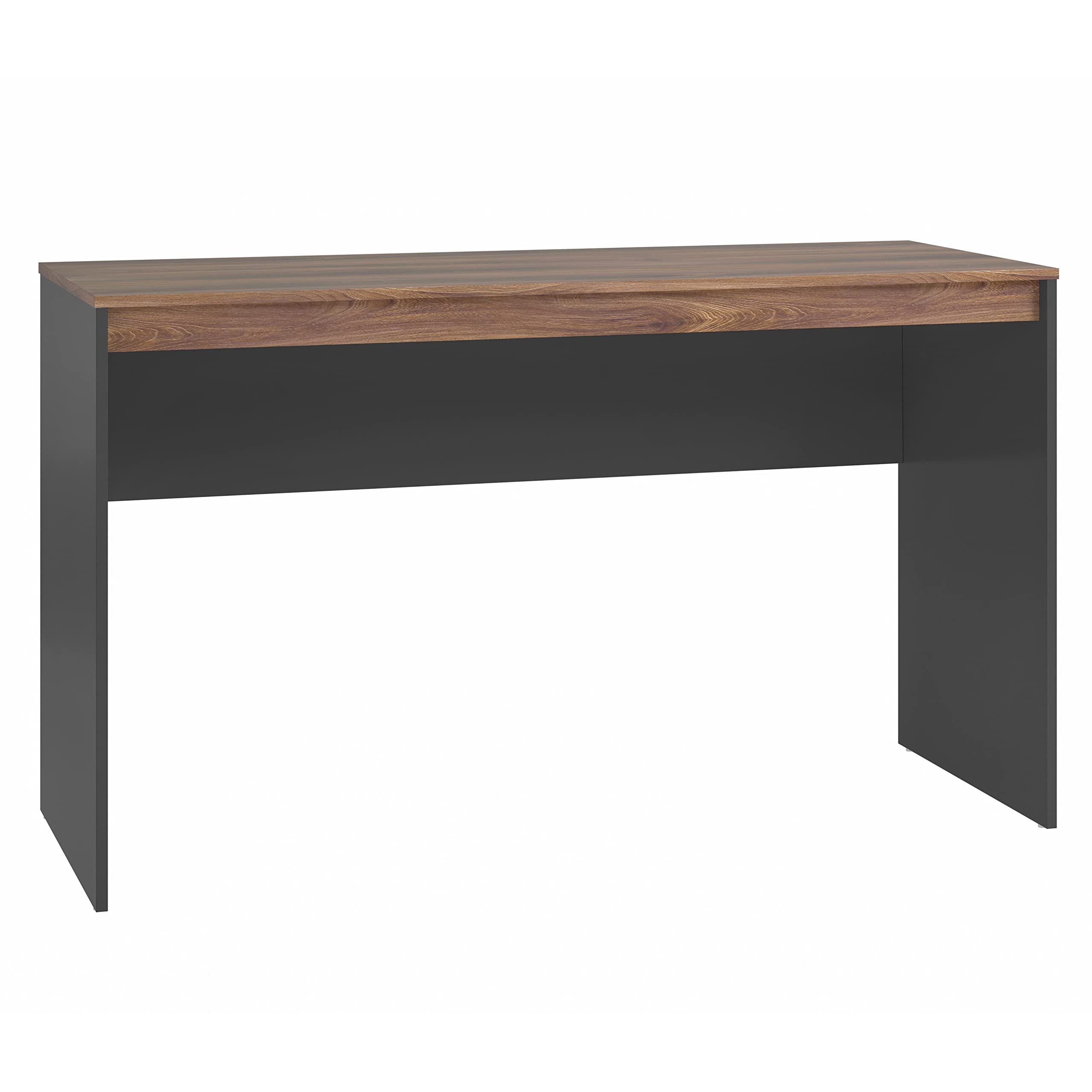 BRV Computer Desk, 79 cm x 135 cm x 44.5 cm Size, Black/Brown