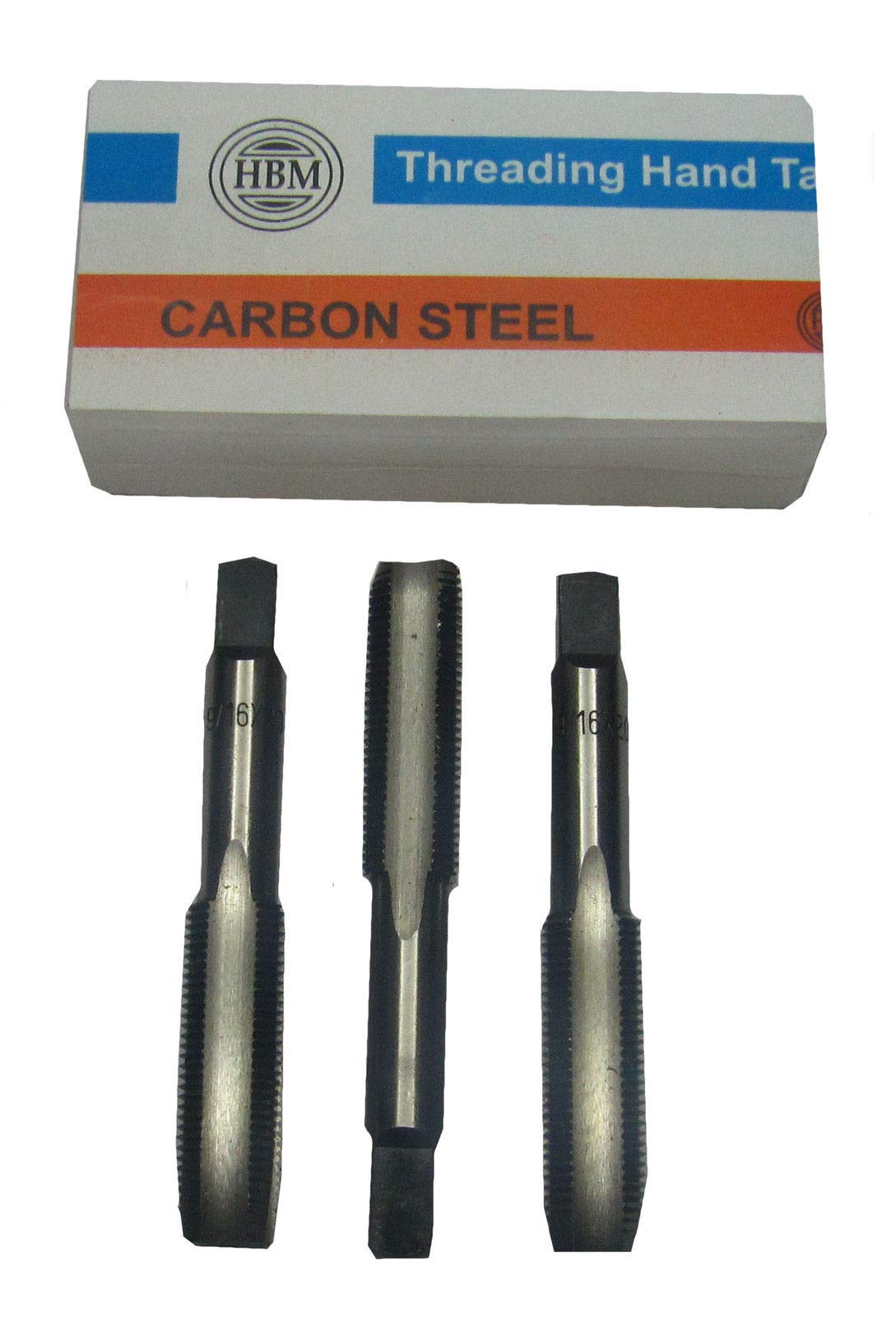 Rdgtools 11/16" X 26 Tpi Taps Set Of Three First Second Plug Tap 26Tpi