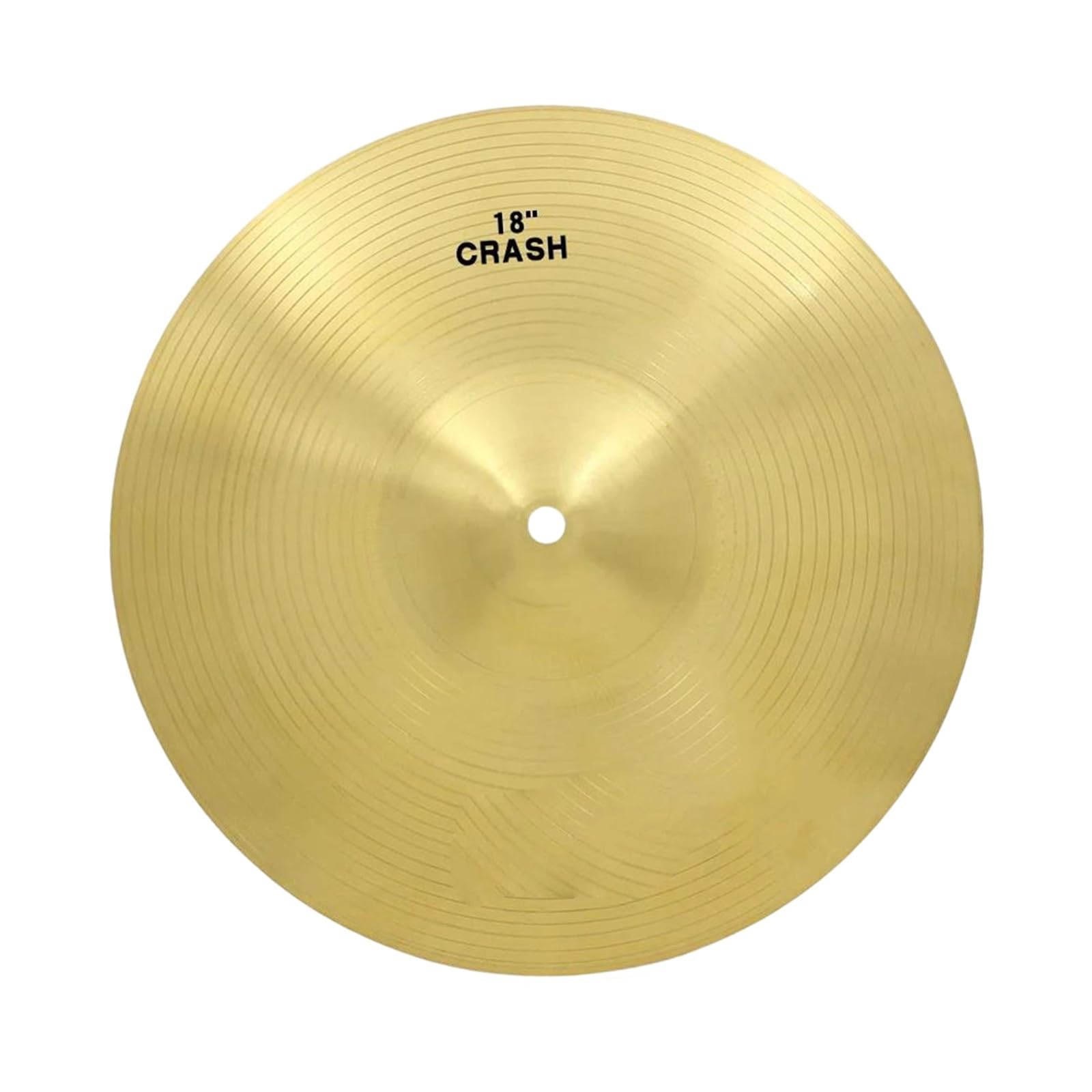 Standard Cymbales Cymbales De Tambour Remplacement En Or 8 10 12 14 16 18 20 Pouces Accessoires Percussion Professionnels(18 Inch)