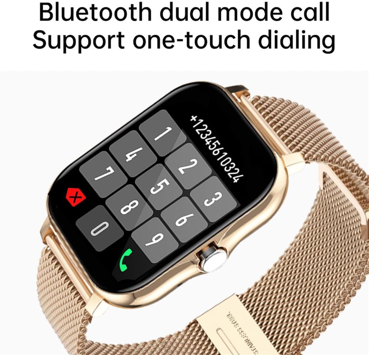 Inteligentny zegarek, w pełni dotykowy zegarek fitness z monitorem tętna i snu, tracker fitness z monitorem ciśnienia krwi i tlenu we krwi, wodoodporny smartwatch IP67 dla mężczyzn, kobiet d
