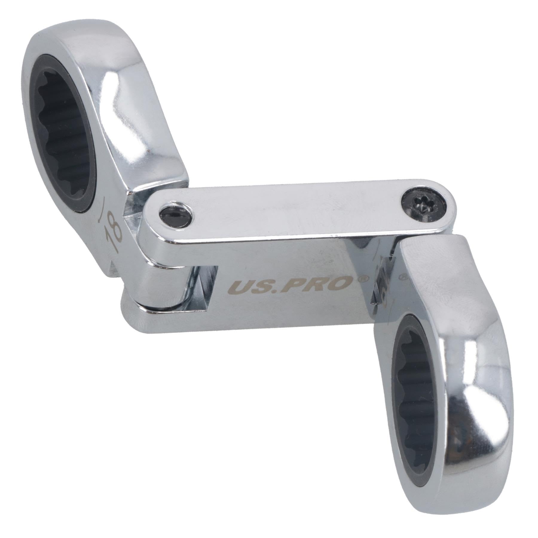 AB Tools Zestaw kluczy metrycznych z podwójną głowicą Flexi 8 - 19 mm 6 szt. 72 zęby