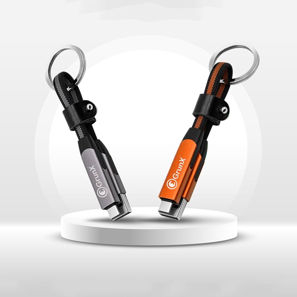 Sharneko GrunX® Sonic 6 In 1 Fast Charging Cable | 240W OTG | Portable